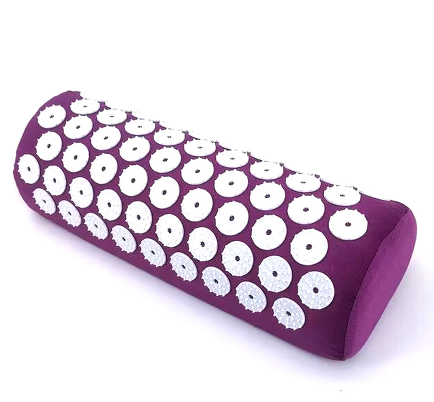 Yoga Acupoint Massage Pad Neck, Back, and Foot Massage Household Massger Pillow for Home Purple